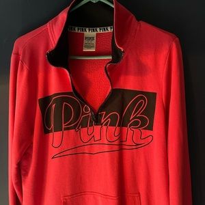 VS Pink pullover- M